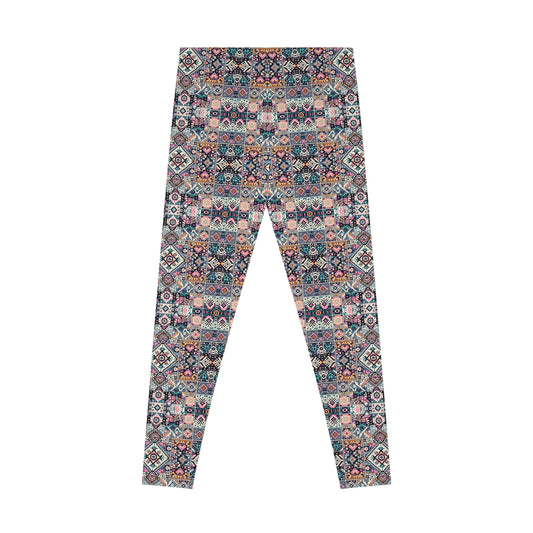 Digital Artisanal Fusion Digital Artisanal Stretch Leggings - 8404 Design-65