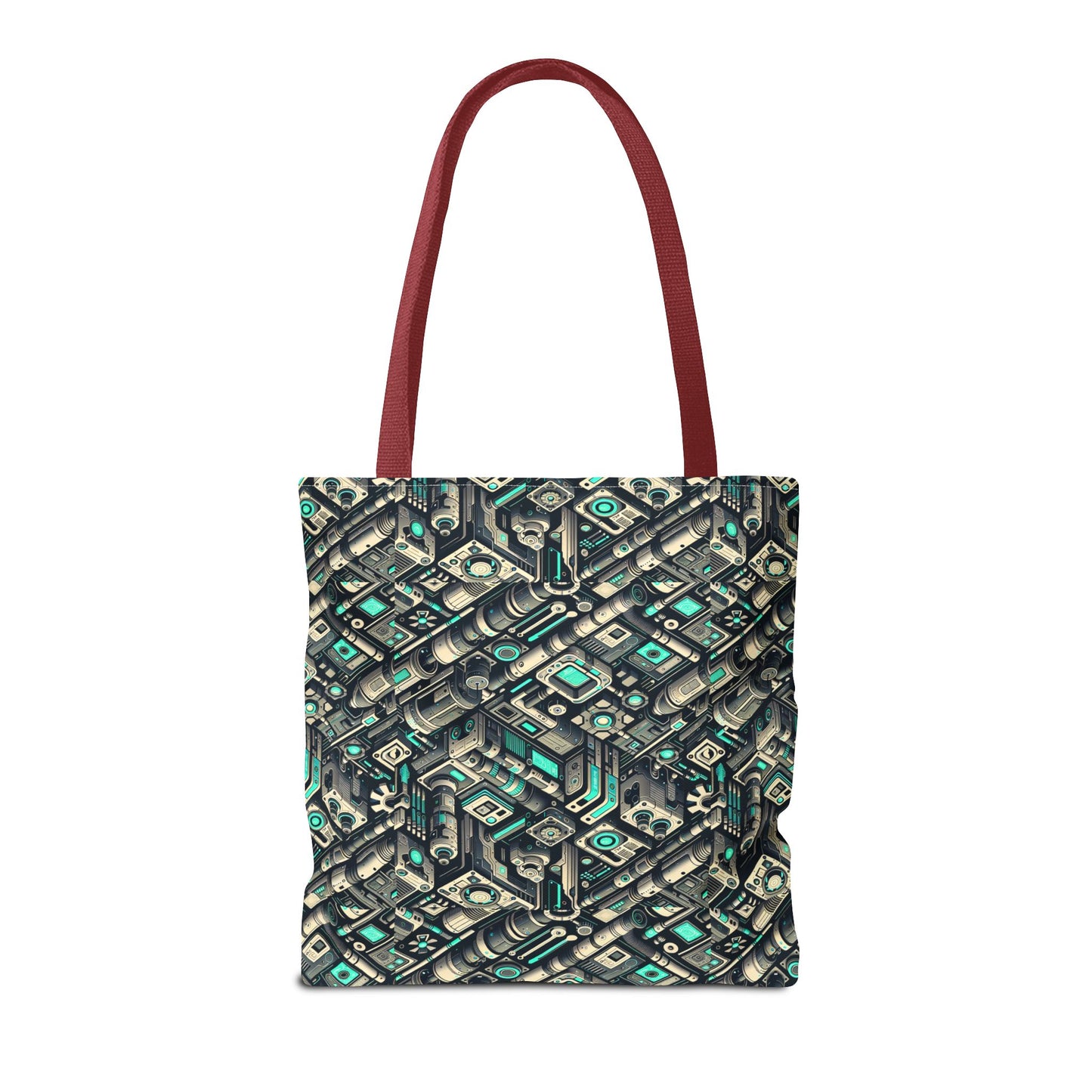 Tech Utility Fusion Modern Tech Streetwear Tote Bag - 8404 Design-49