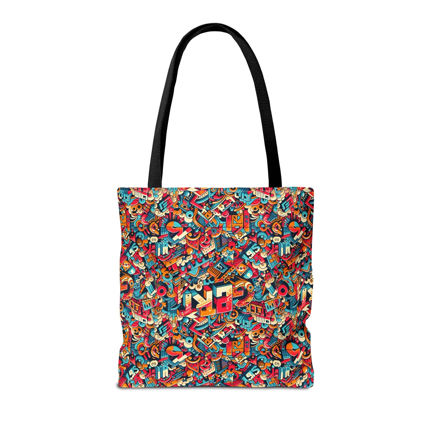 Neo-Traditional Street Art Modern Street Art Fusion Tote Bag - 8404 Design-58