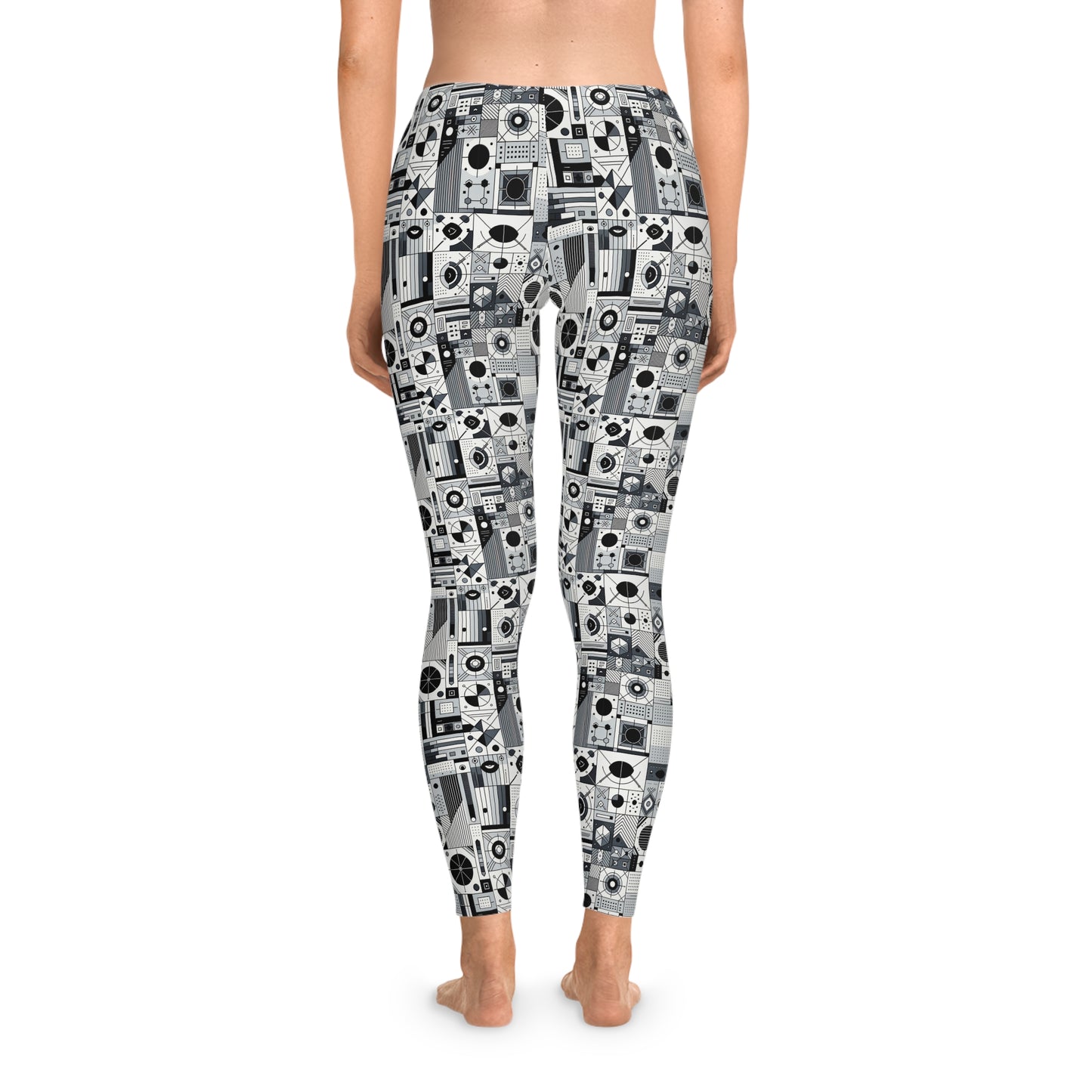 Digital Minimalism Minimalist Tech Stretch Leggings - 8404 Design-65