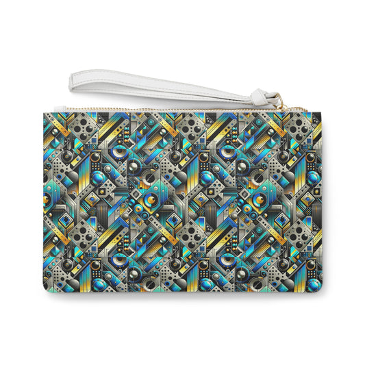 Tech Art Fusion Tech-Forward Streetwear Clutch Bag - 8404 Design-50