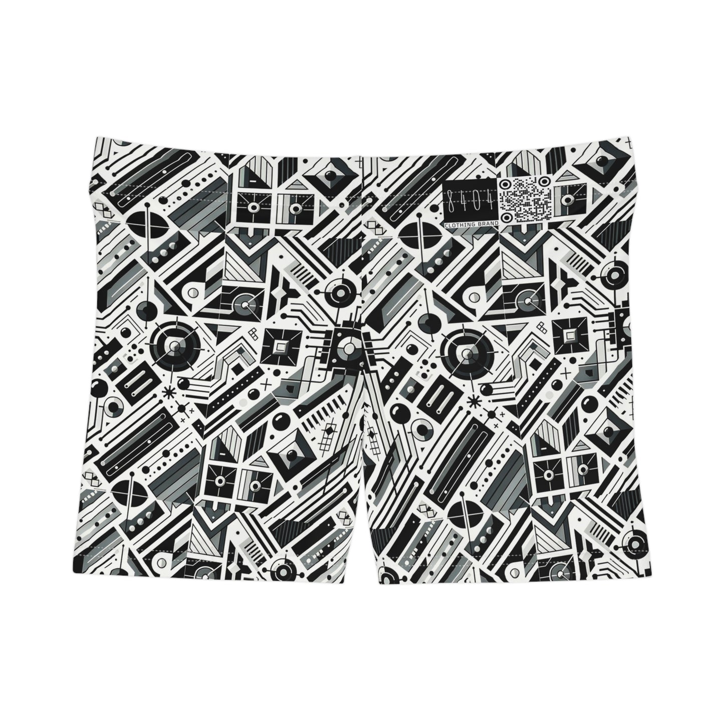 Digital Minimalism Minimalist Tech Women's Shorts - 8404 Design-62