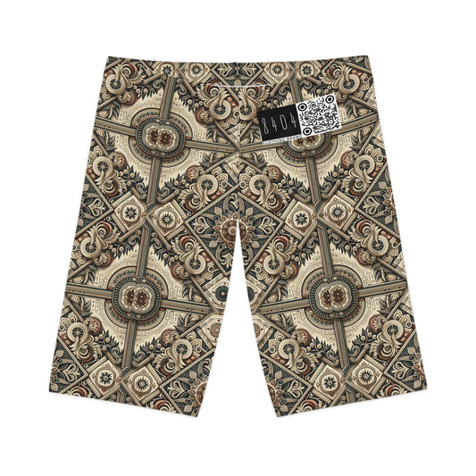 Graphic Workwear Capsule Artisanal Workwear Fusion Women's Bike Shorts - 8404 Design-61