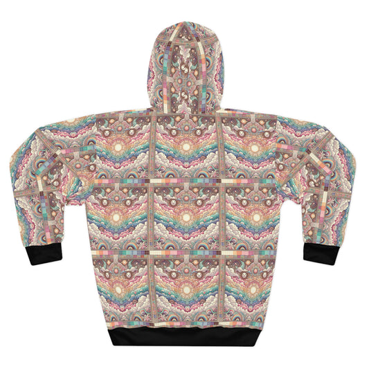 Digital Dreamland Whimsical and Nostalgic Streetwear With a Digital Twist Pullover Hoodie - 8404 Design-56
