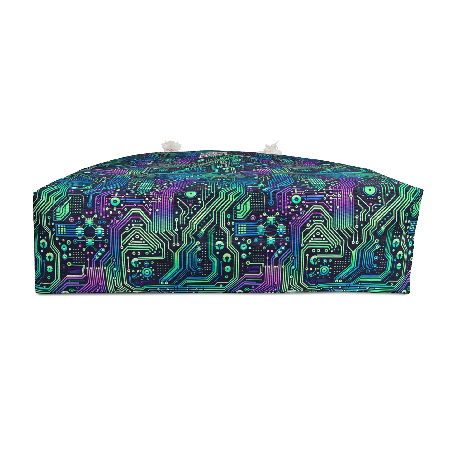 Tech-Infused Neon Tech-Forward Streetwear Weekender Bag - 8404 Design-66