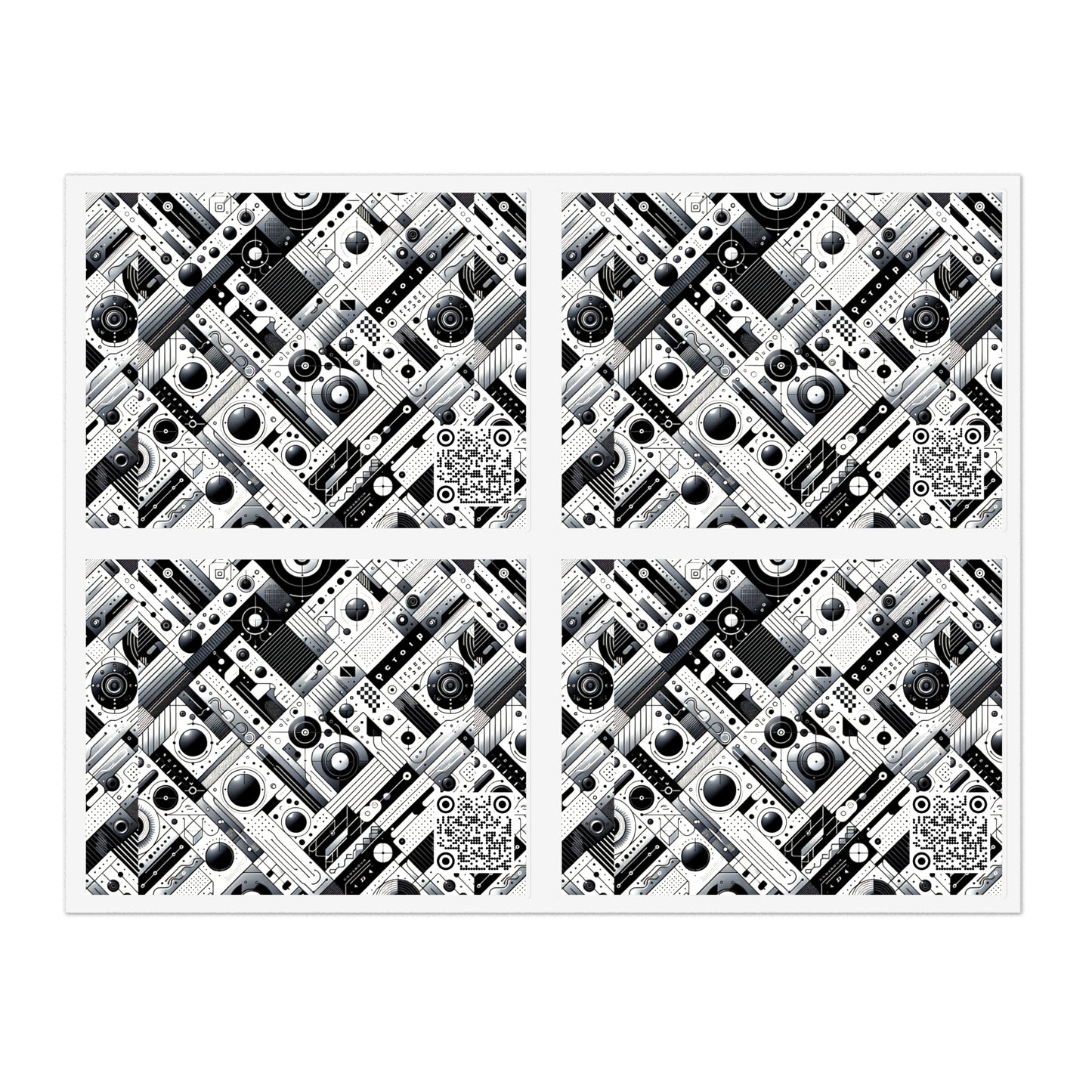 Digital Minimalism Minimalist Tech Sticker Sheets - 8404 Design-67