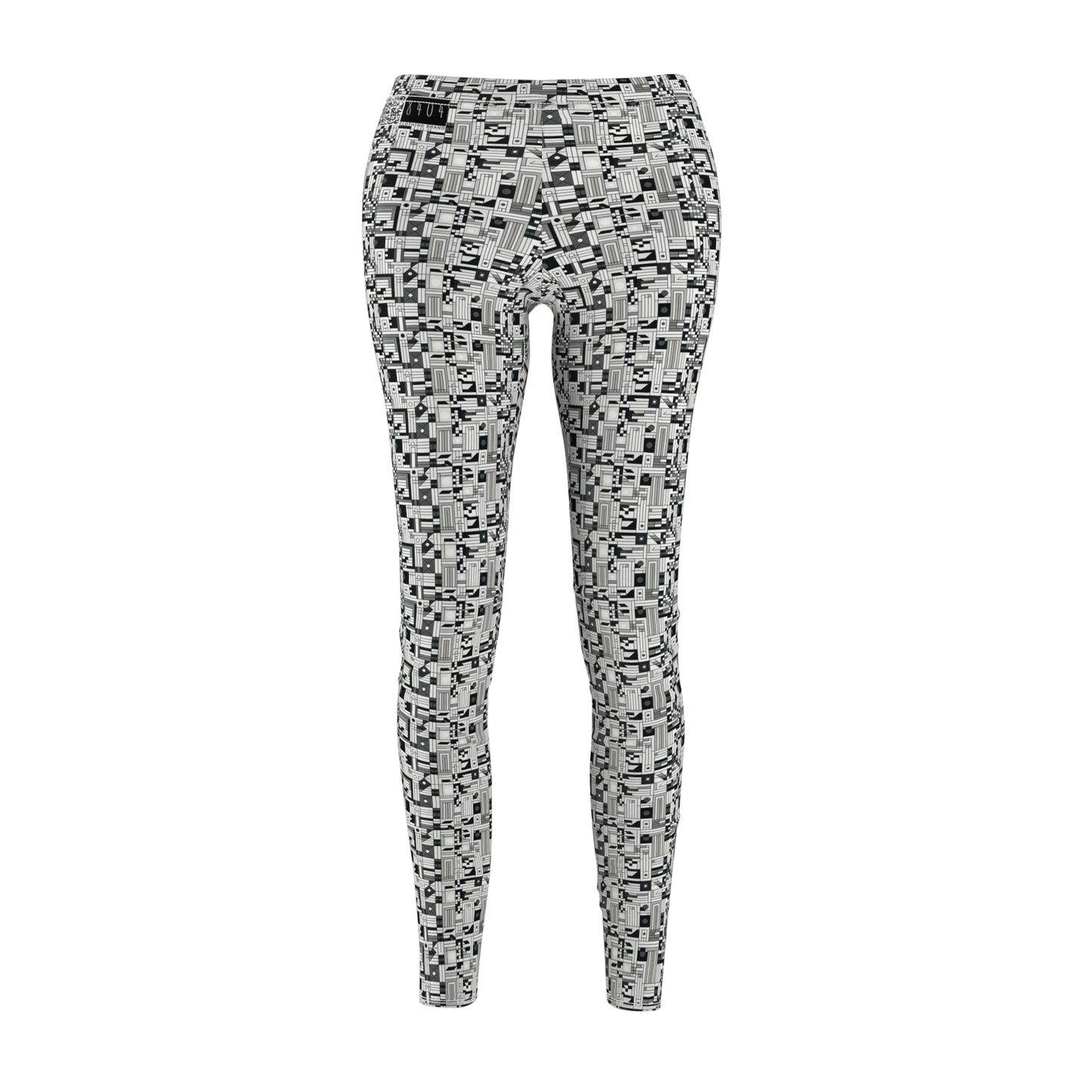 Digital Minimalism Minimalist Tech Women's Cut & Sew Casual Leggings - 8404 Design-43