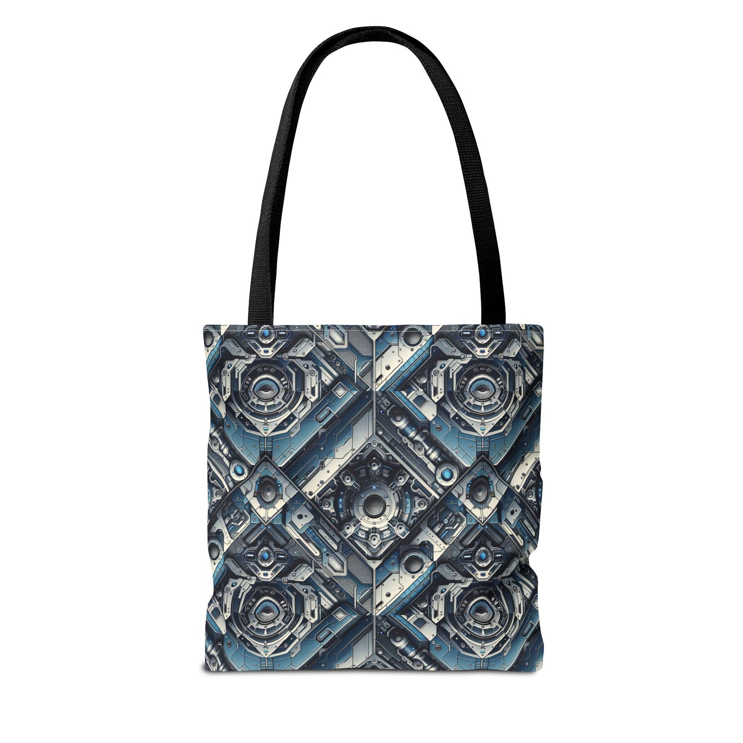 Tech Utility Fusion Tech-Forward Utility With a Futuristic Edge Tote Bag - 8404 Design-43