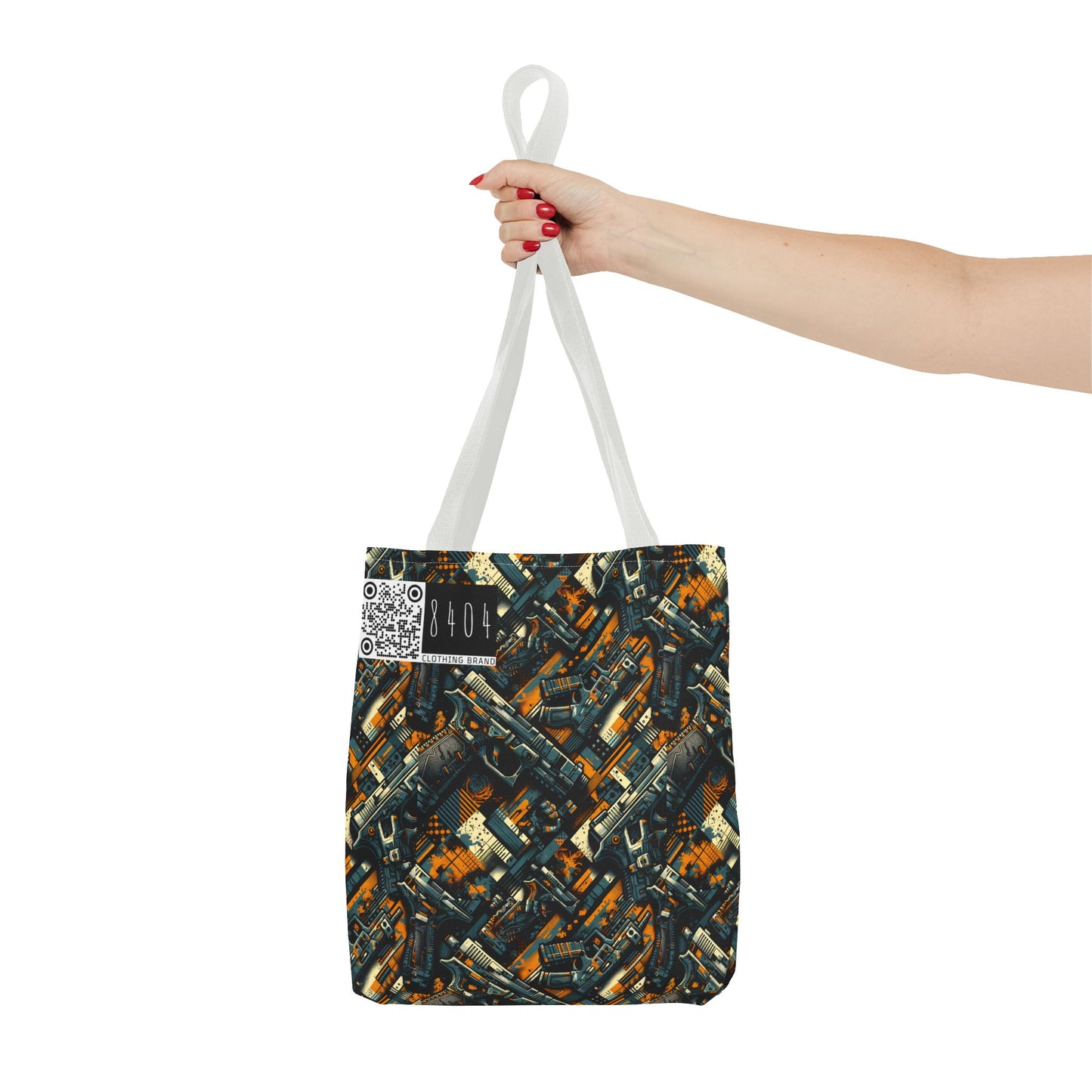 Digital Punk Futuristic Grunge Tote Bag - 8404 Design-47