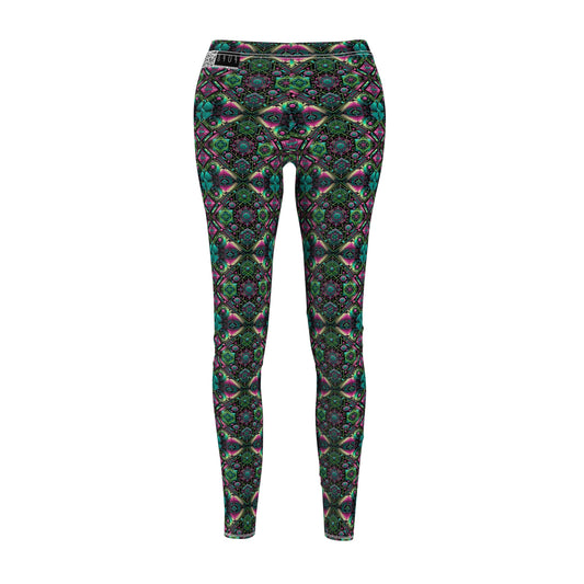 Tech-Infused Graphics Tech-Forward Streetwear Women's Cut & Sew Casual Leggings - 8404 Design-45