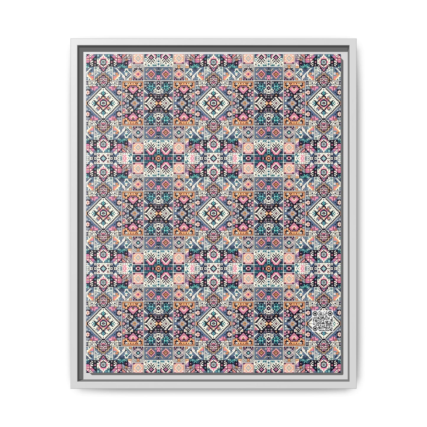 Matte Canvas, Framed (multi-Color) - 8404 Design-01