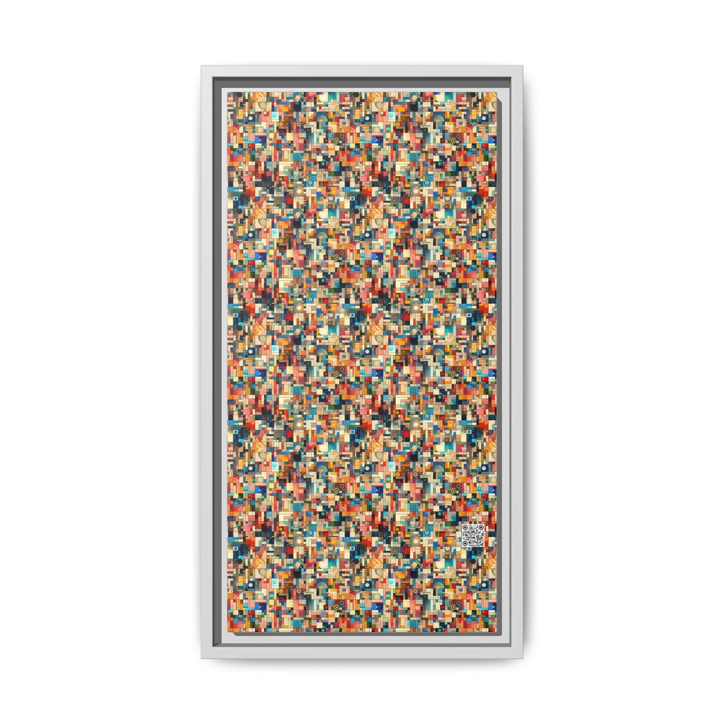 Digital Artistic Expression Artistic Streetwear Matte Canvas, Framed (multi-Color) - 8404 Design-46 B