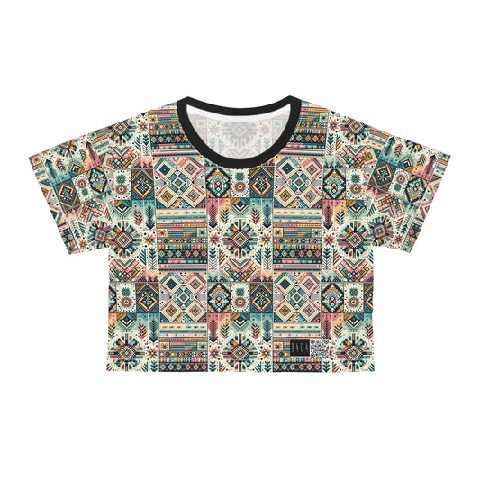 Digital Artisanal Fusion Digital Artisanal Crop Tee - 8404 Design-49