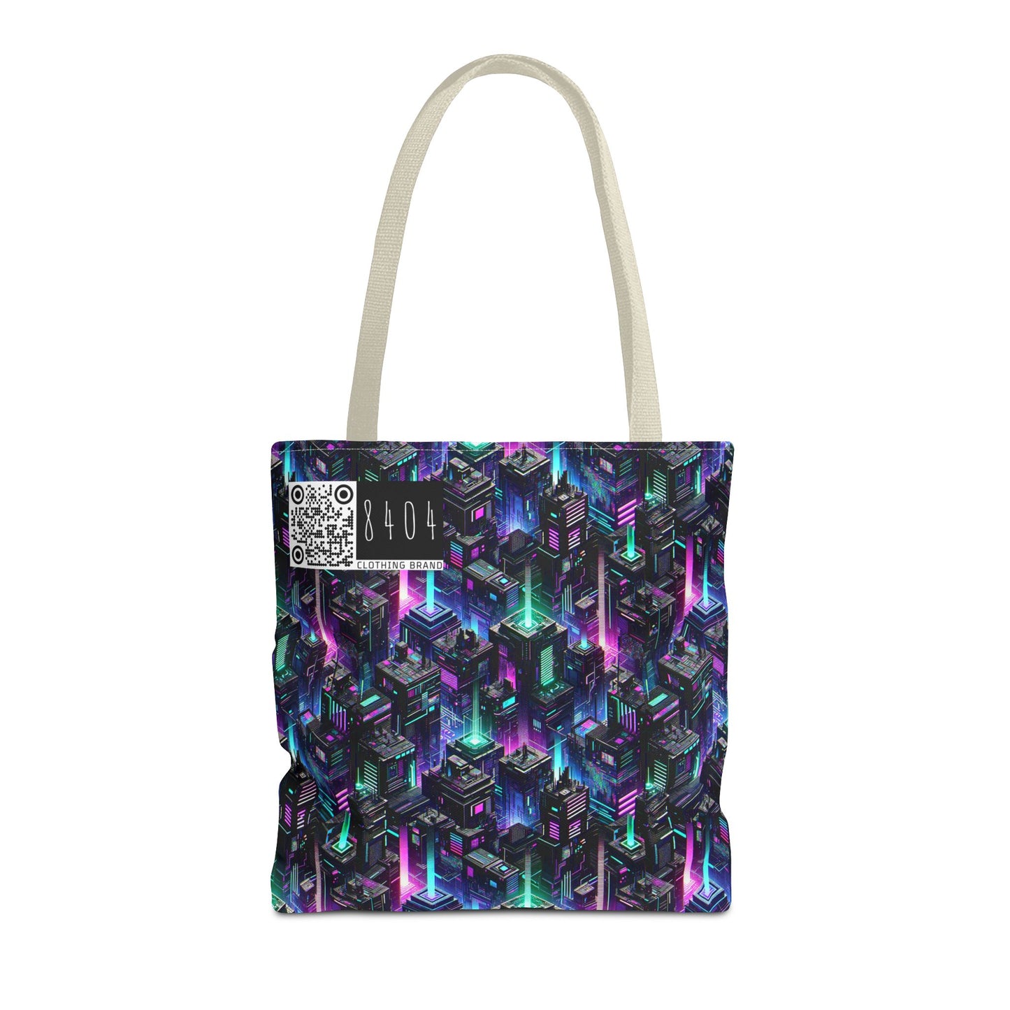 Tech Noir Graphics Futuristic Tech Aesthetics Tote Bag - 8404 Design-55