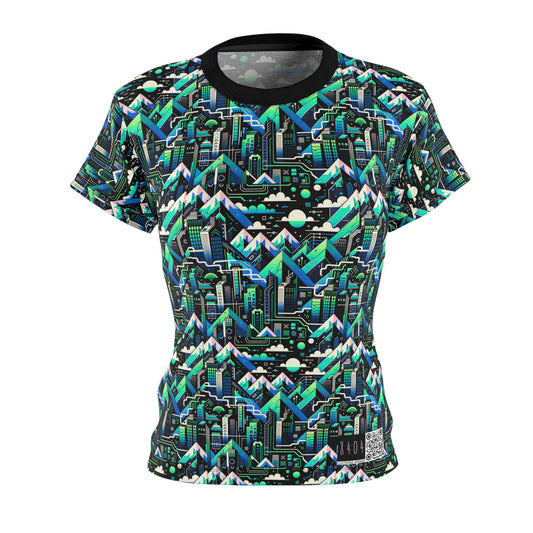 Digital Adventure Graphics Digital Explorer Women's Cut & Sew Tee - 8404 Design-55