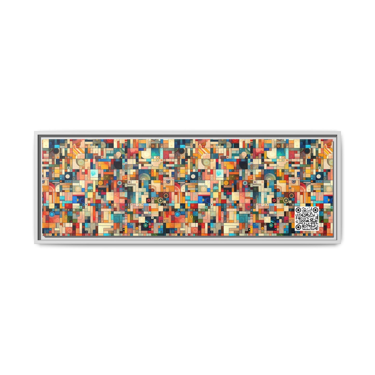 Digital Artistic Expression Artistic Streetwear Matte Canvas, Framed (multi-Color) - 8404 Design-46 B
