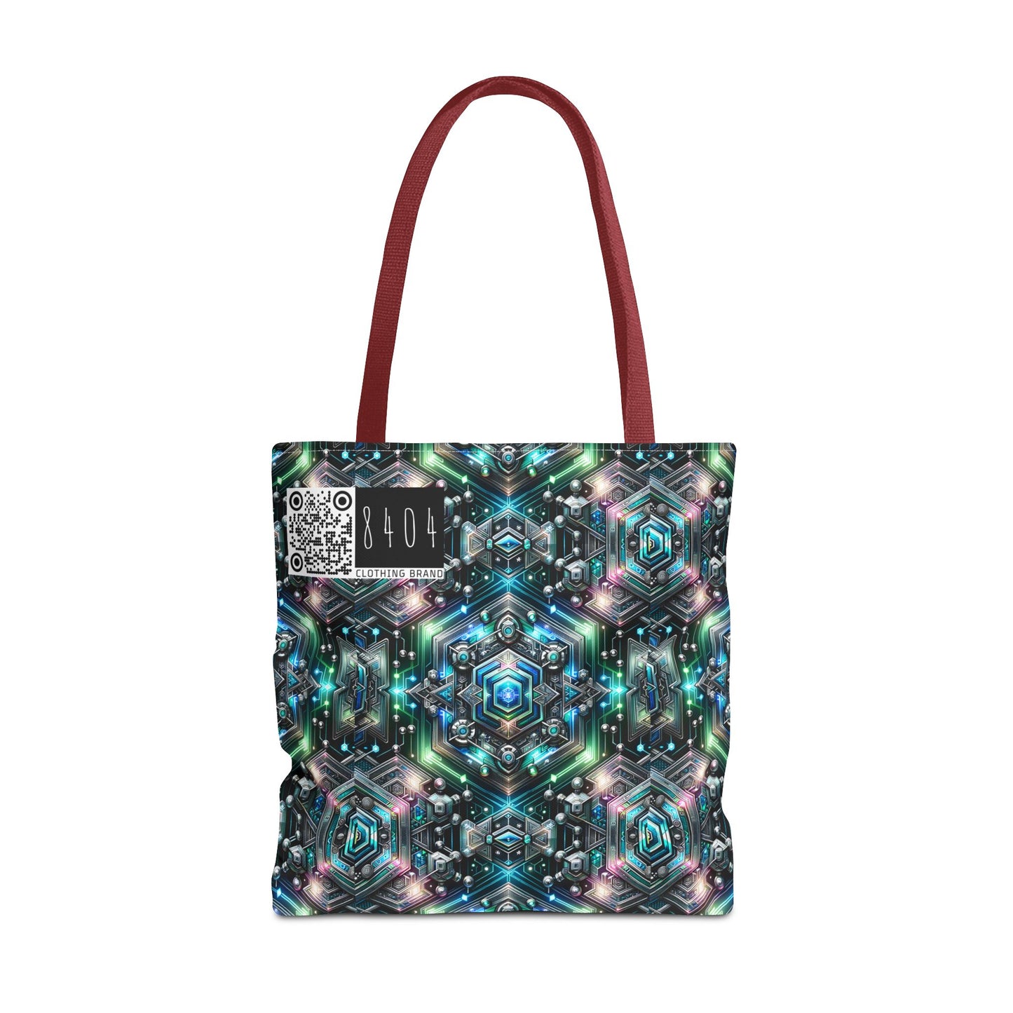 Tech-Infused Futurism Futuristic Tech Tote Bag - 8404 Design-63
