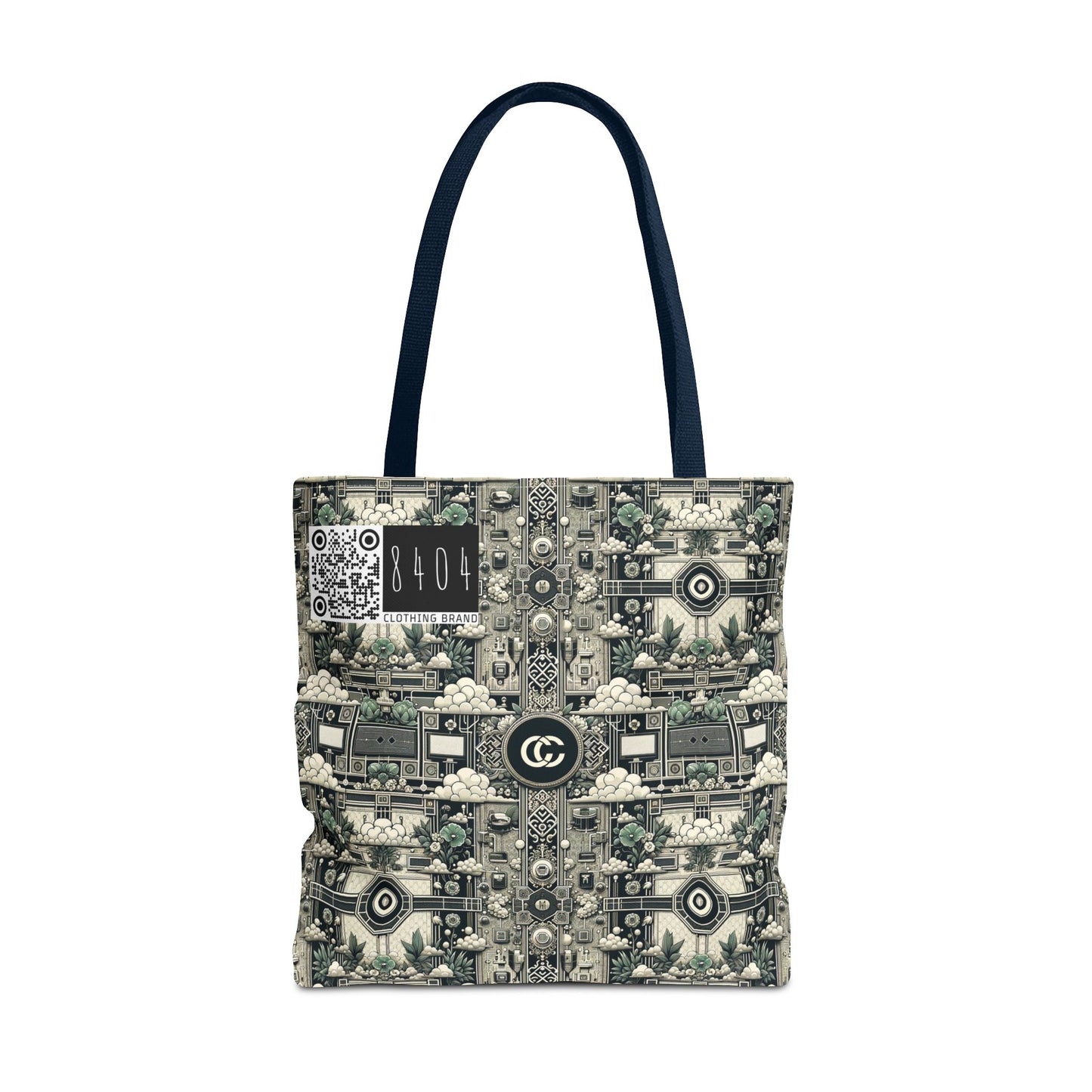 Cyber Garden Party Tech Garden Extravaganza Tote Bag - 8404 Design-54