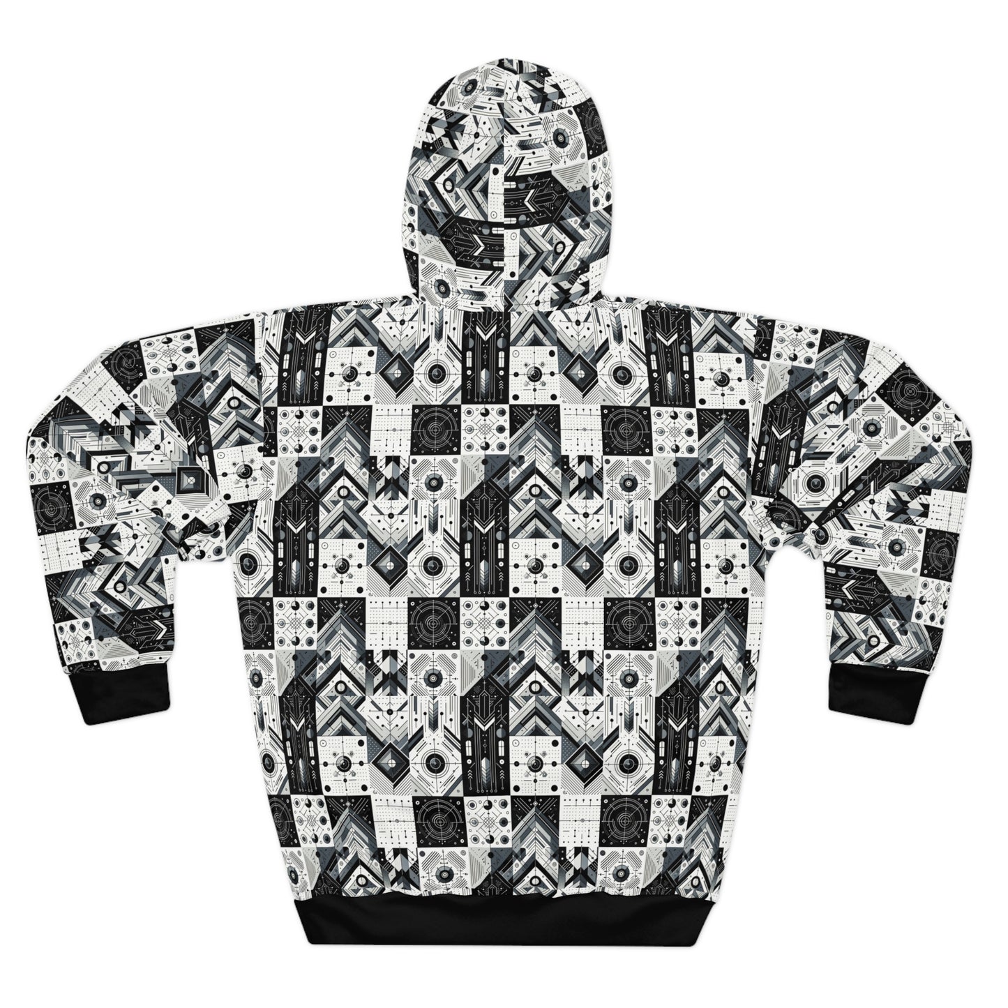 Digital Minimalism Minimalist Tech Pullover Hoodie - 8404 Design-50