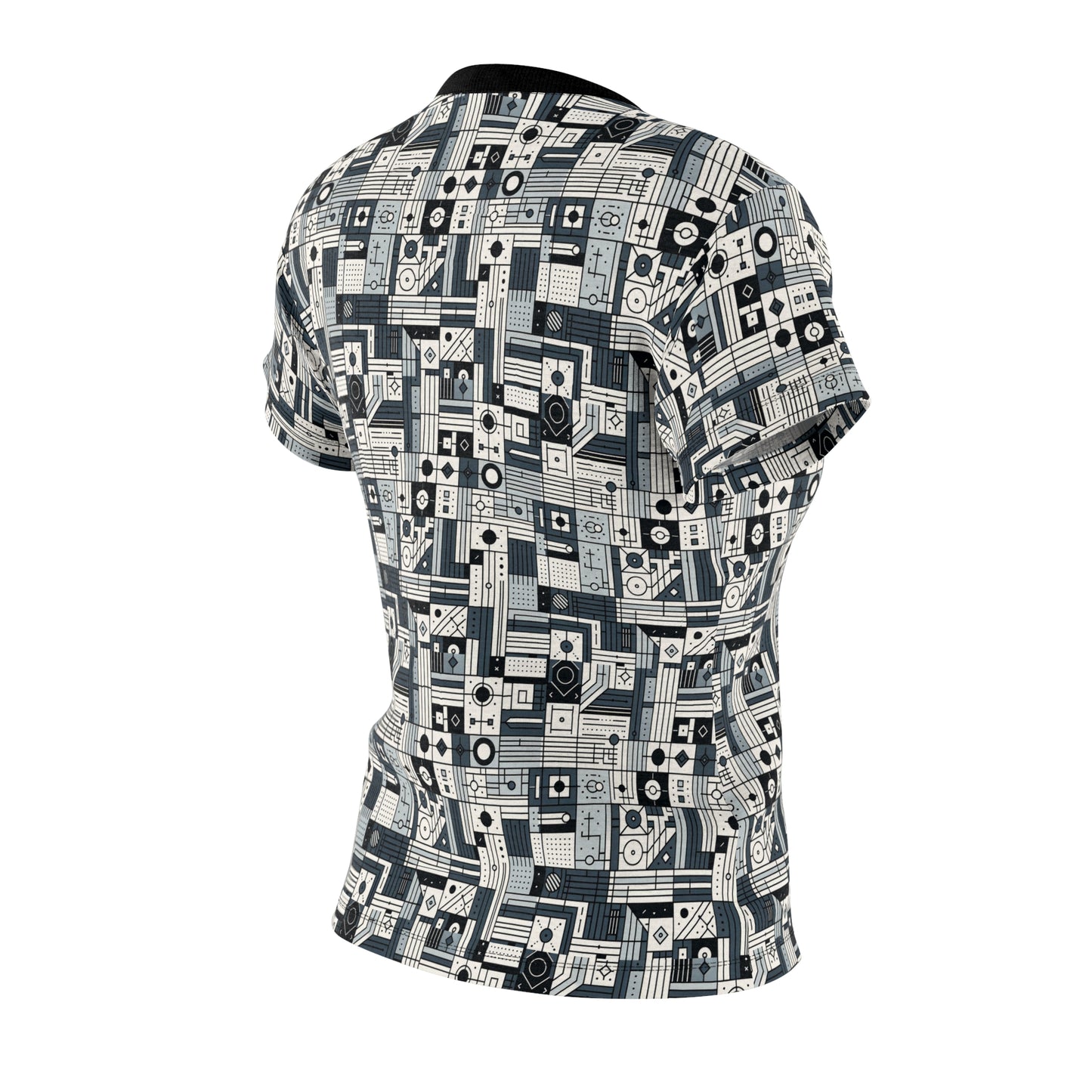 Digital Minimalism Minimalist Tech Women's Cut & Sew Tee - 8404 Design-49