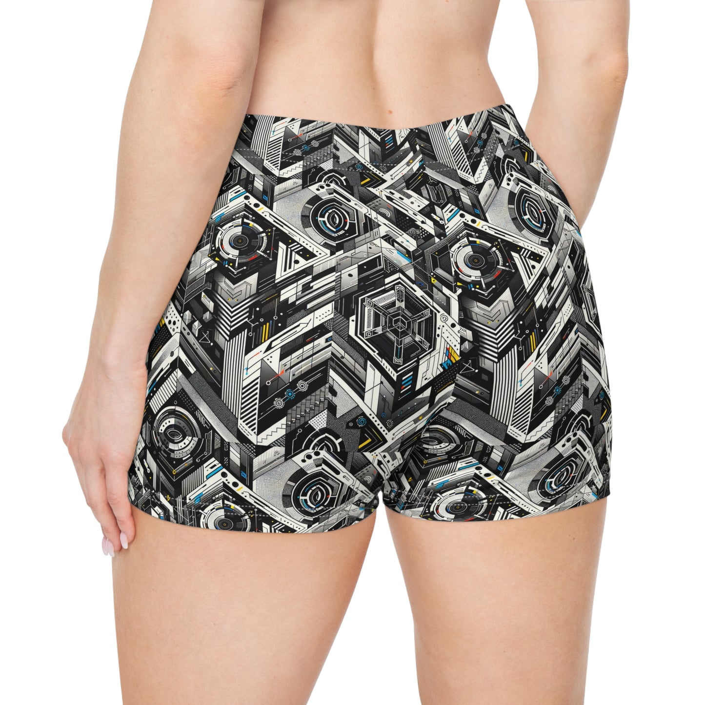 Tech Athletic Fusion Tech-Forward Athletic Women's Shorts - 8404 Design-63
