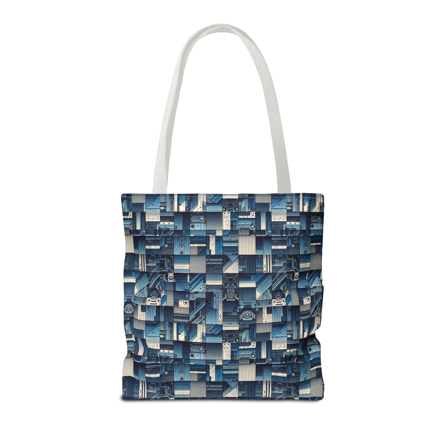 Tech-Inspired Utility Tech-Forward Streetwear With Utilitarian Edge Tote Bag - 8404 Design-44