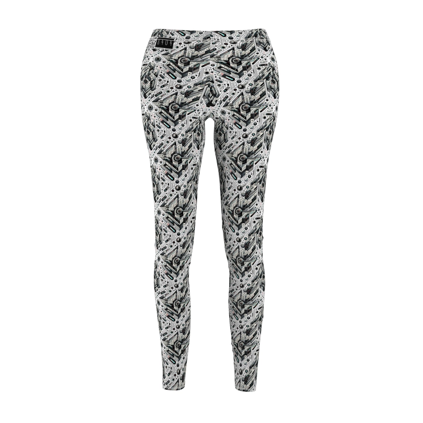 Tech-Infused Streetwear Tech-Forward Minimalism Women's Cut & Sew Casual Leggings - 8404 Design-51