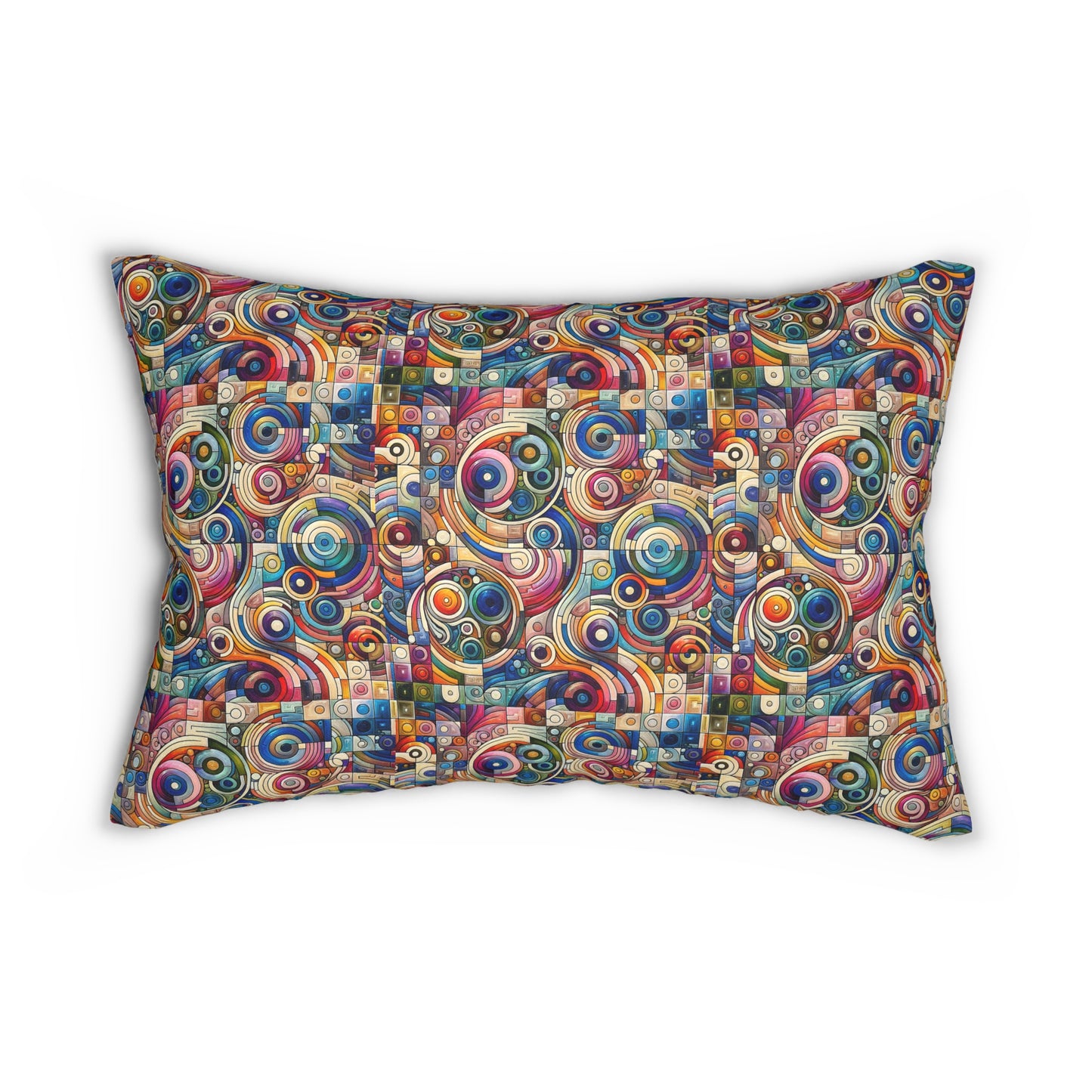 Digital Artistic Expression Artistic Streetwear Spun Polyester Lumbar Pillow - 8404 Design-49 B