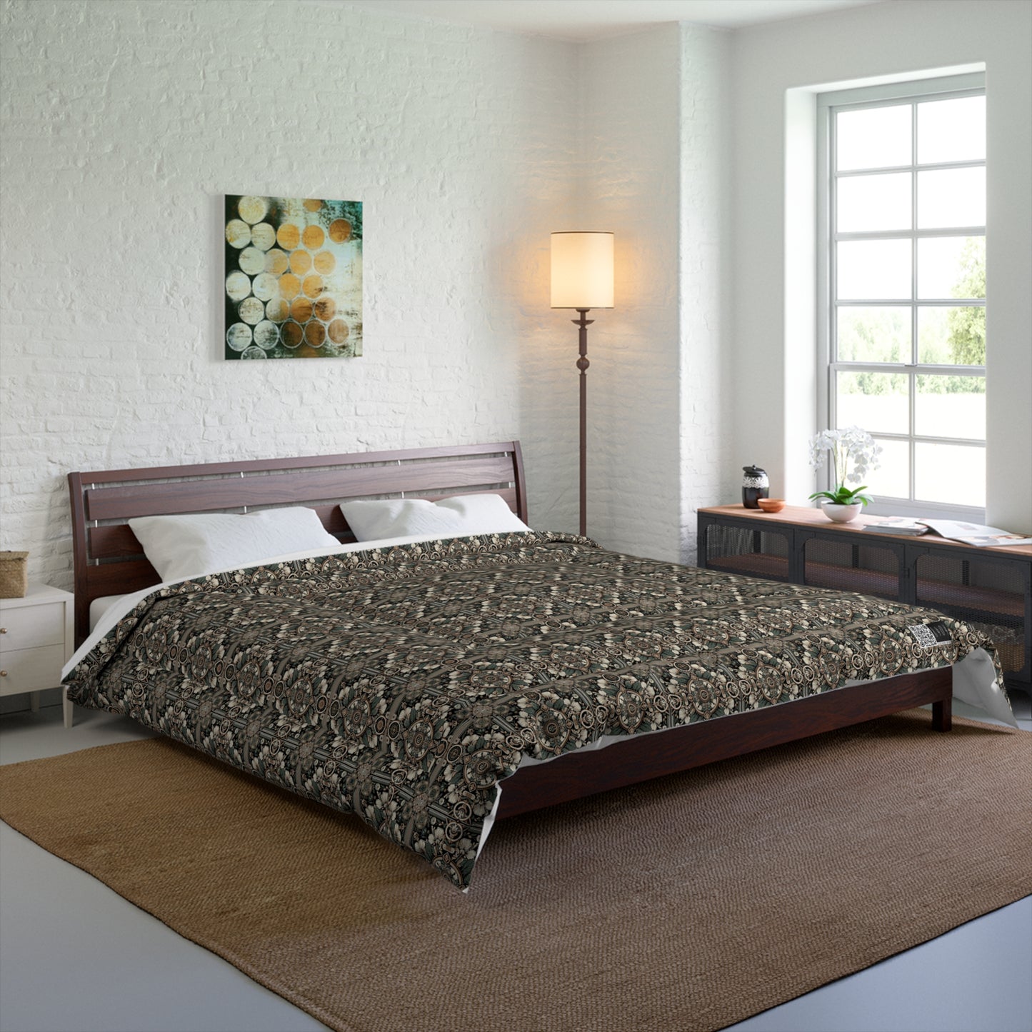Cyber Garden Party Tech Garden Extravaganza Comforter - 8404 Design-66
