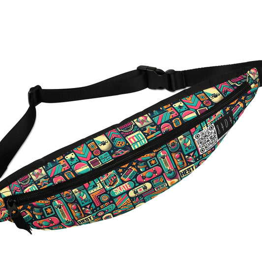 Skate Culture Revival Urban Retro Cool Fanny Pack - 8404 Design-61