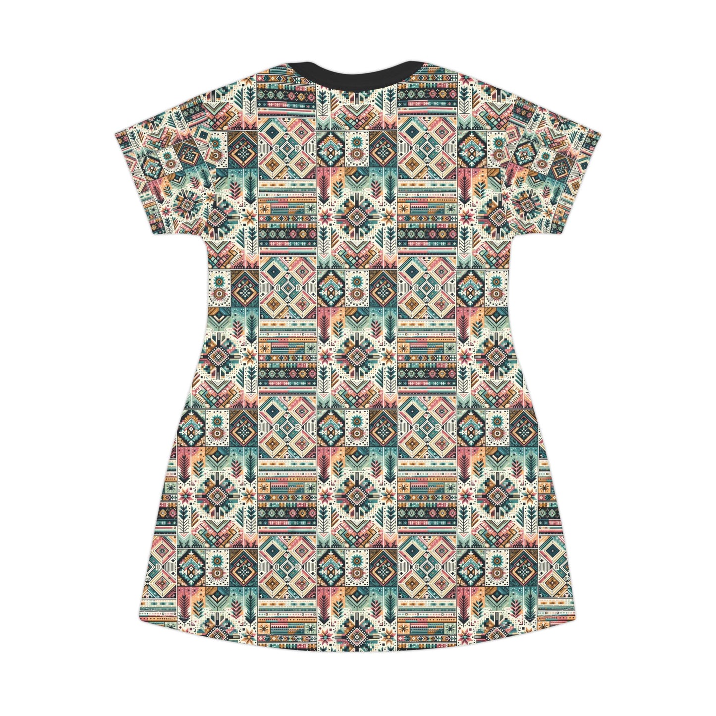 Digital Artisanal Fusion Digital Artisanal T-Shirt Dress - 8404 Design-49