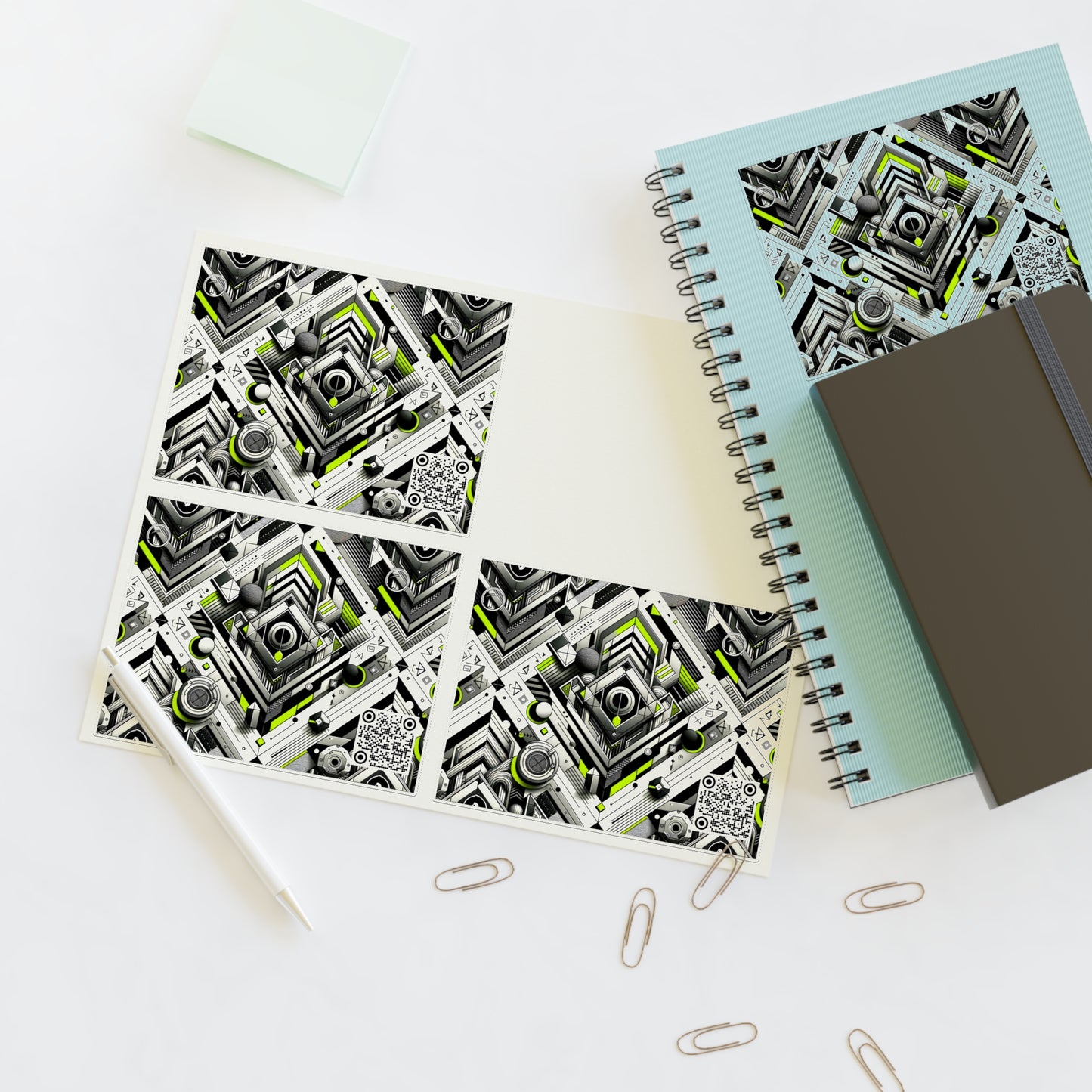 Elevated Sporty Tech Tech-Forward Streetwear Sticker Sheets - 8404 Design-70