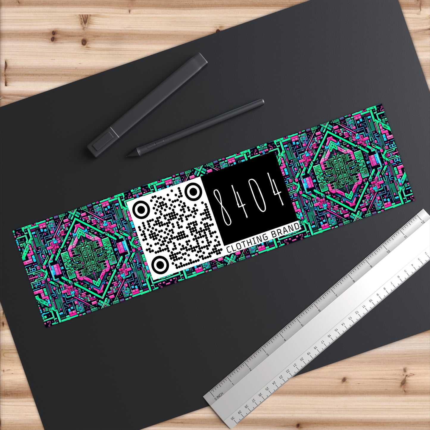 Digital Glitch Vibes Tech-Inspired Streetwear Bumper Sticker - 8404 Design-71