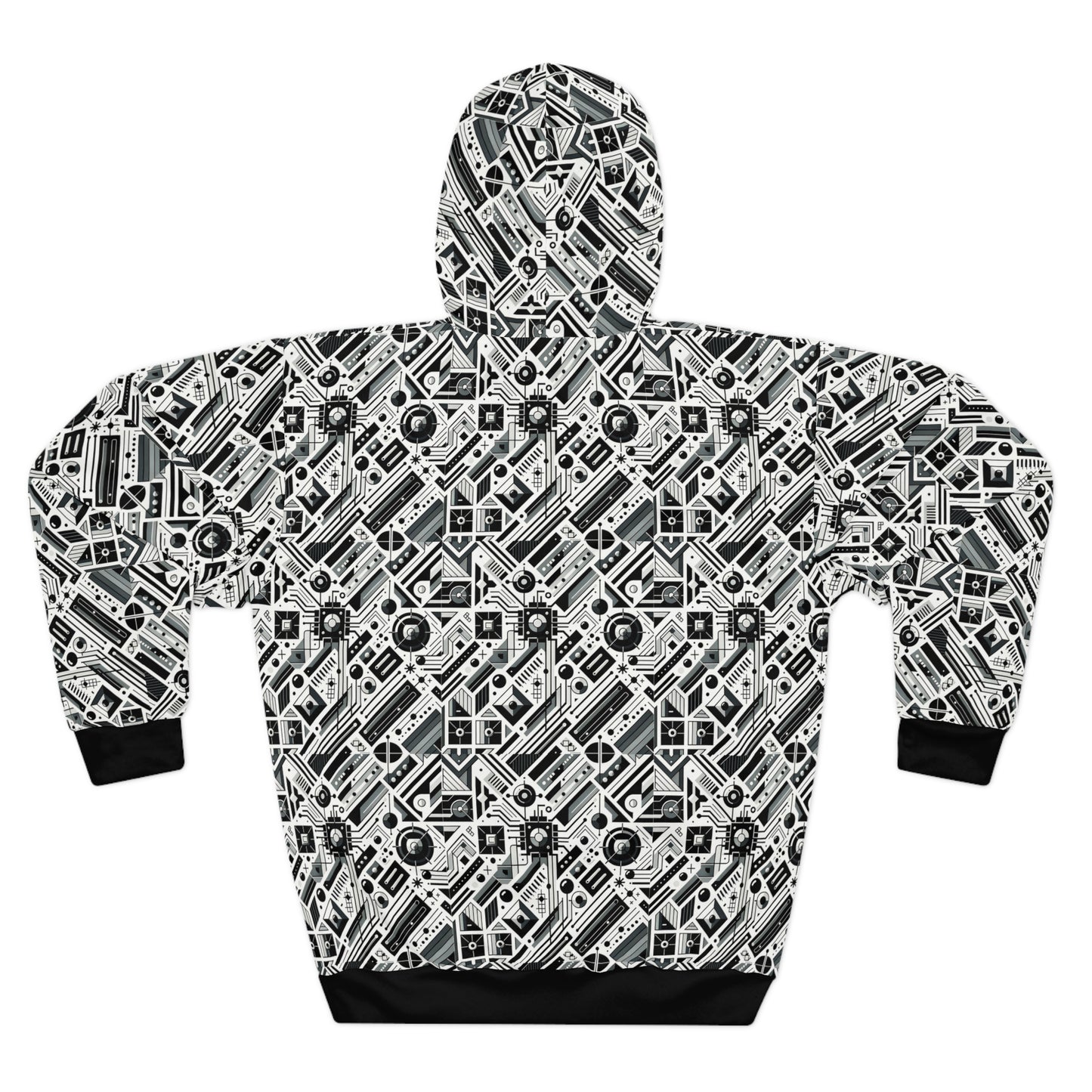 Digital Minimalism Minimalist Tech Pullover Hoodie - 8404 Design-62