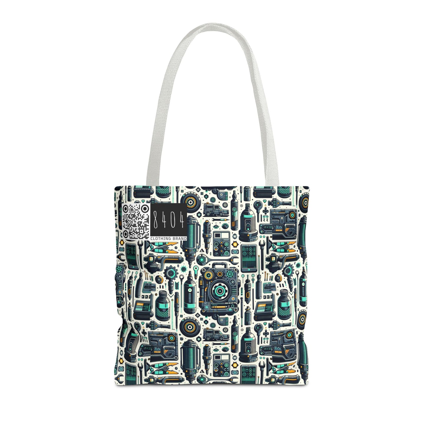 Tech Utility Fusion Modern Tech Streetwear Tote Bag - 8404 Design-53