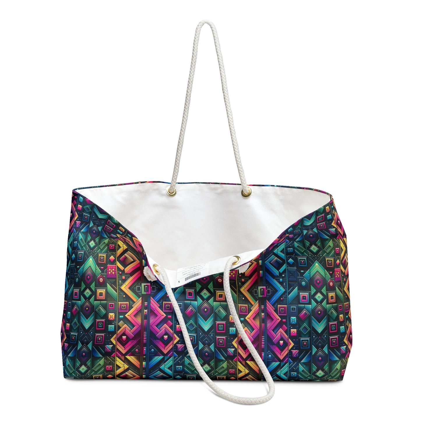Tech-Inspired Graphics Cyberpunk Cool Weekender Bag - 8404 Design-58