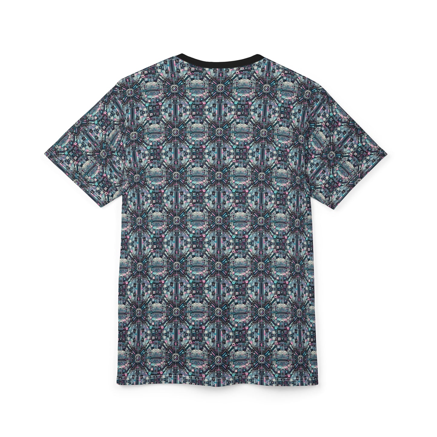 Digital Renaissance Tech-Forward Maximalism Unisex Cut & Sew Tee - 8404 Design-44