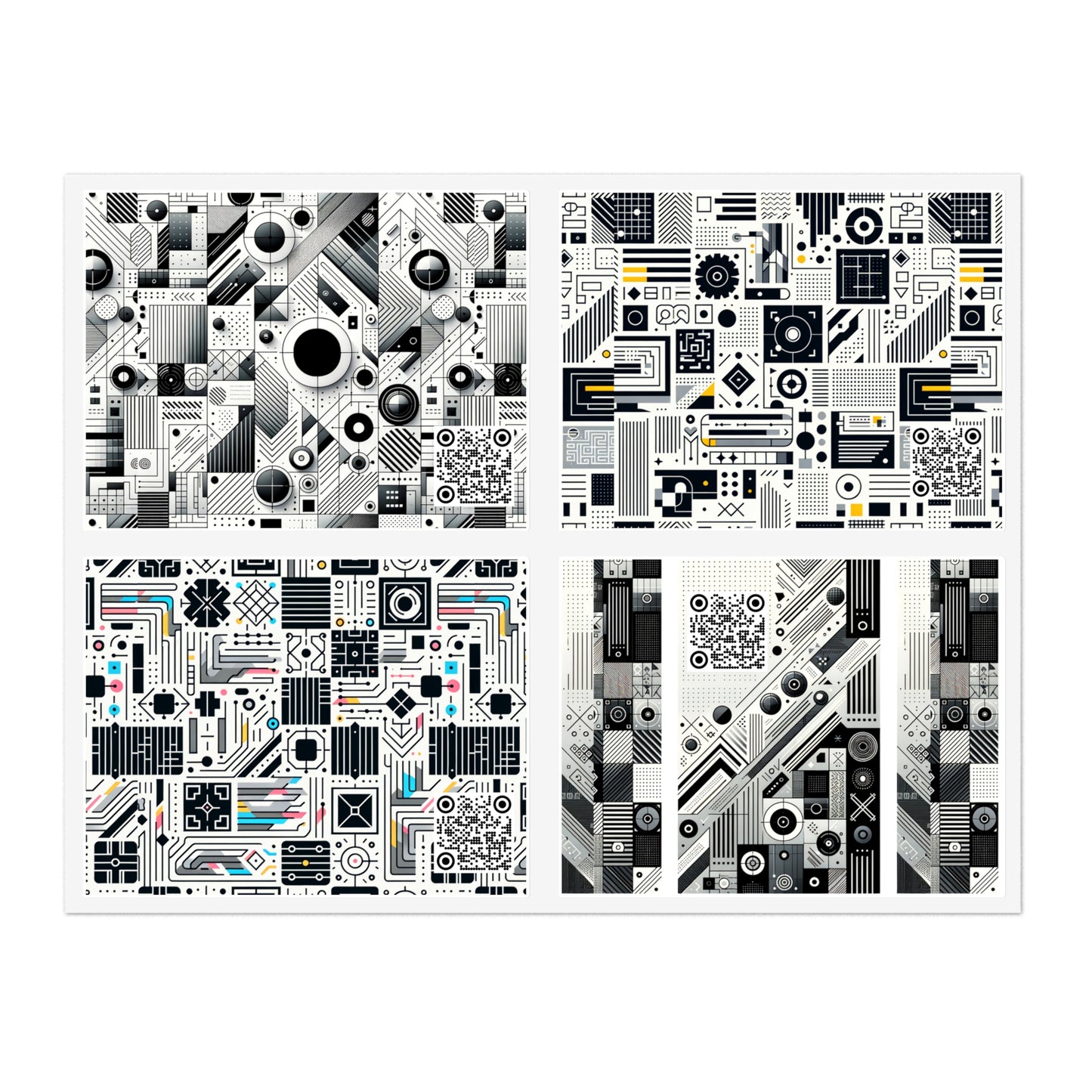 Digital Modern Minimalism Sticker Sheets - 8404 Design-88