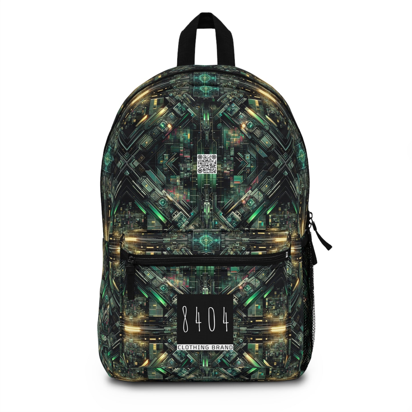 Tech Noir Graphics Tech-Inspired Streetwear Backpack - 8404 Design-56