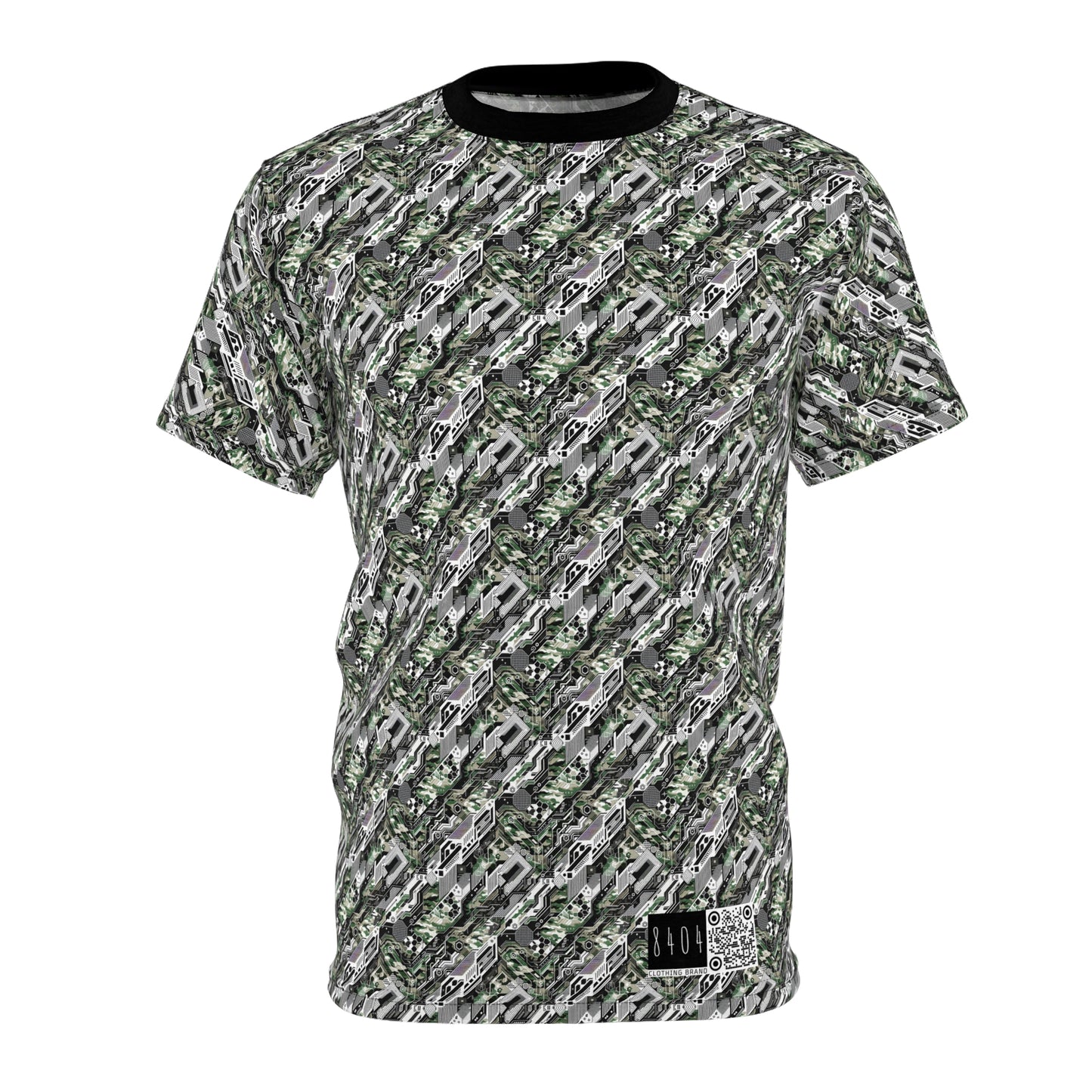 Tech Camo Fusion Tech-Forward Streetwear With a Futuristic Edge Unisex Cut & Sew Tee - 8404 Design-46