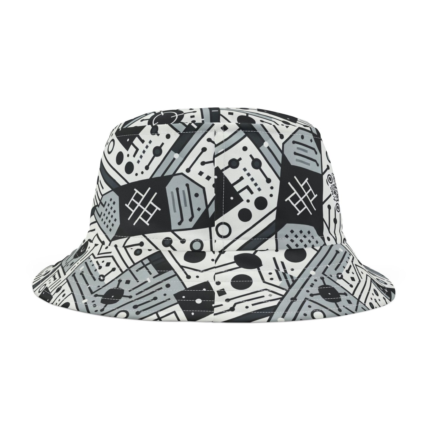 Digital Minimalism Minimalist Tech Bucket Hat - 8404 Design-48