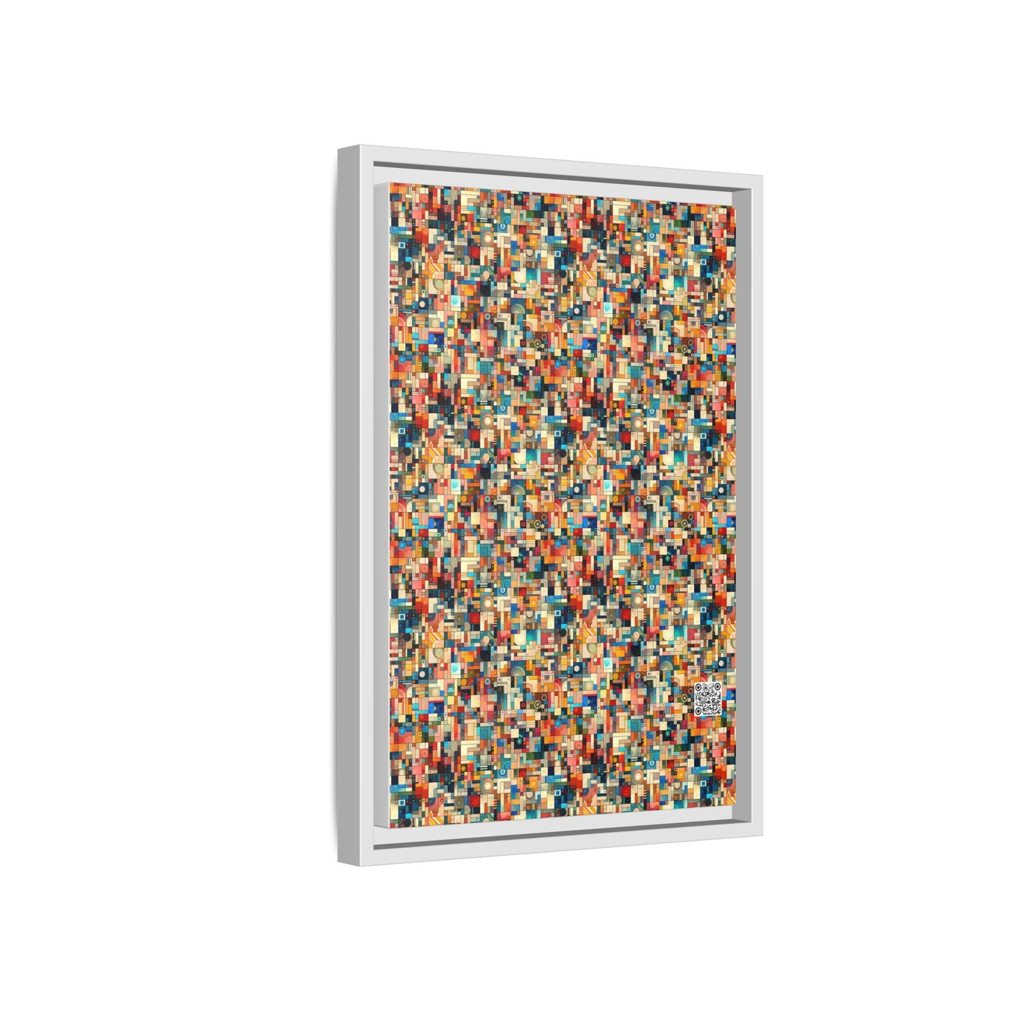 Digital Artistic Expression Artistic Streetwear Matte Canvas, Framed (multi-Color) - 8404 Design-46 B