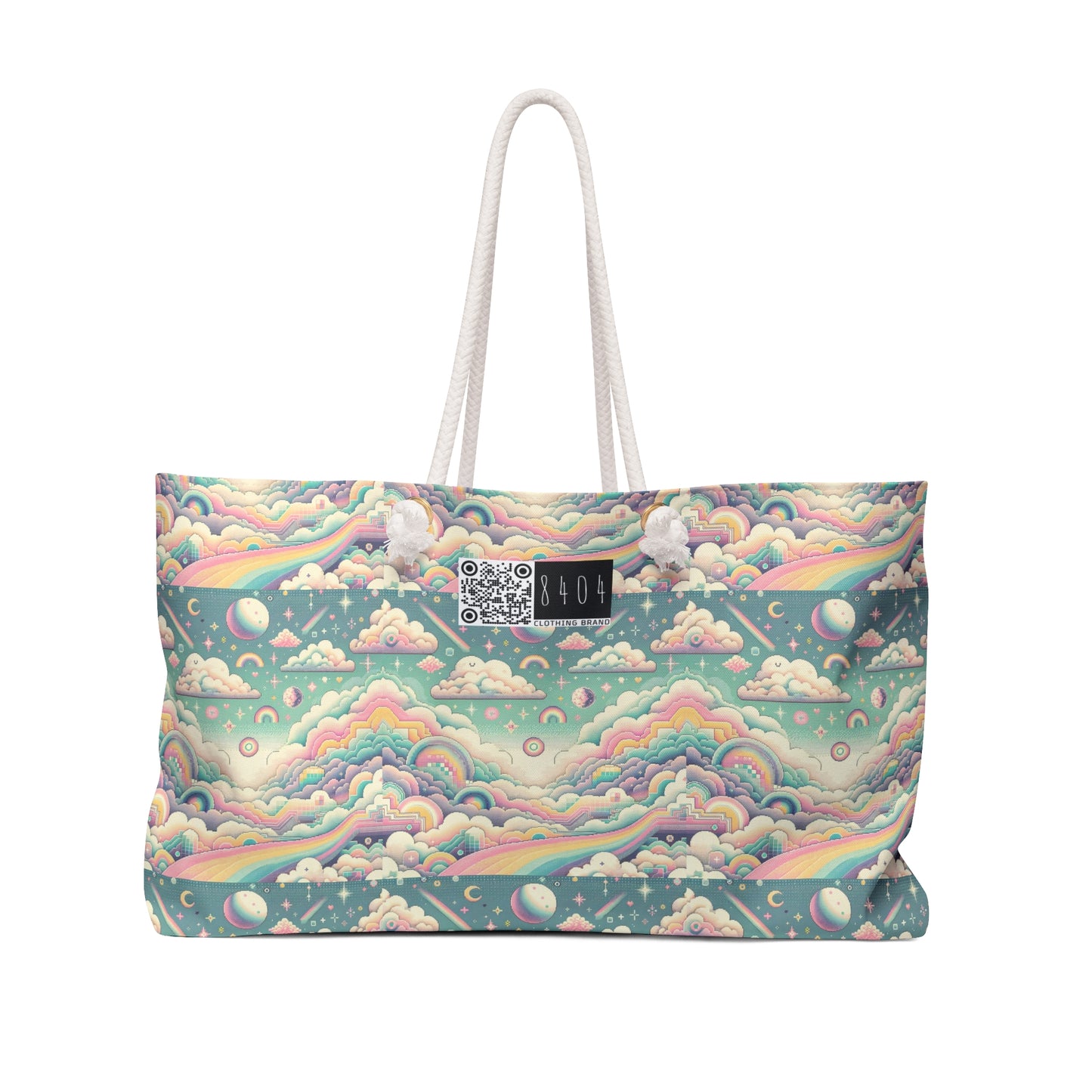 Digital Dreamland Whimsical and Nostalgic Streetwear With a Digital Twist Weekender Bag - 8404 Design-65