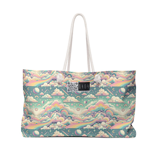 Digital Dreamland Whimsical and Nostalgic Streetwear With a Digital Twist Weekender Bag - 8404 Design-65