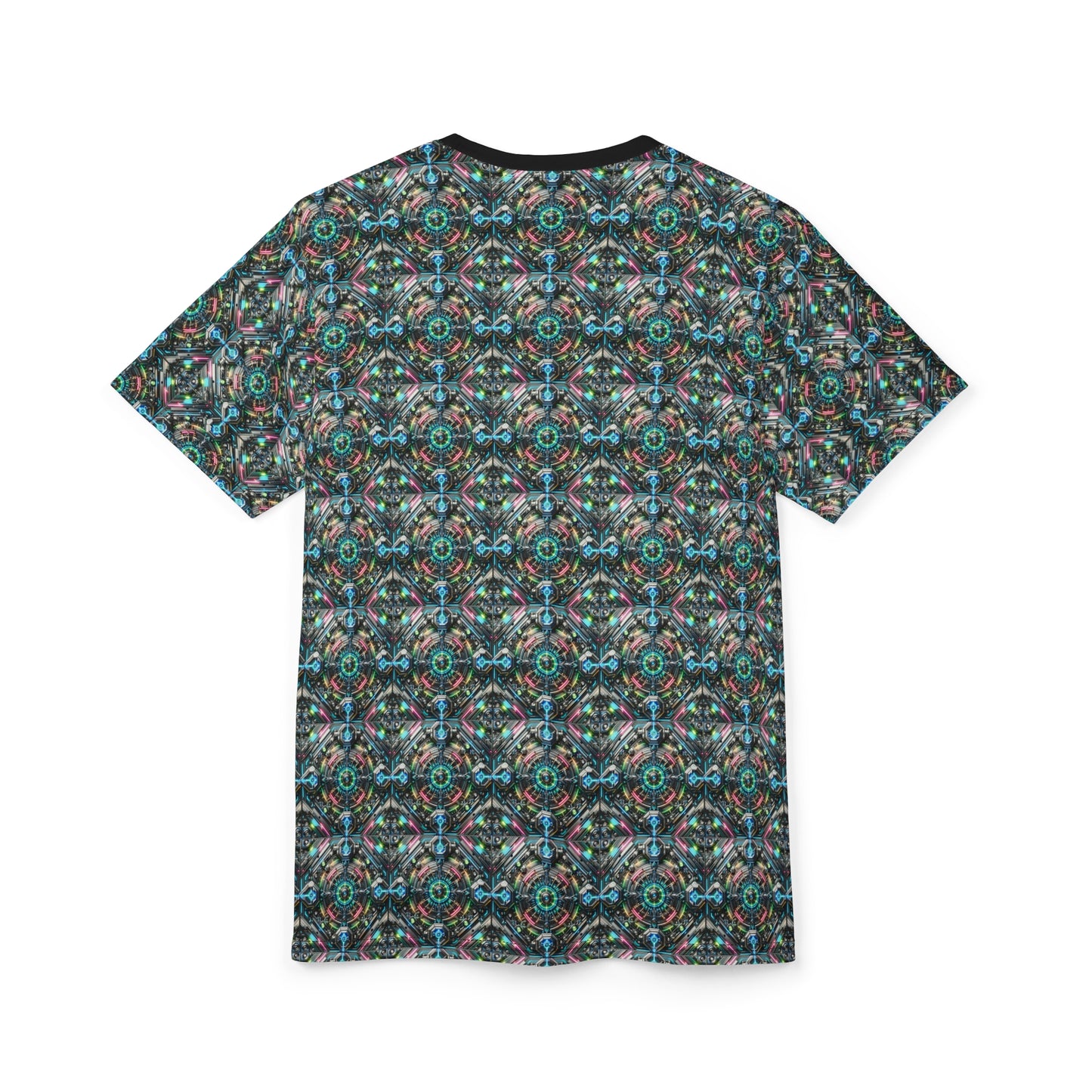 Tech-Infused Futurism Futuristic Tech Unisex Cut & Sew Tee - 8404 Design-53