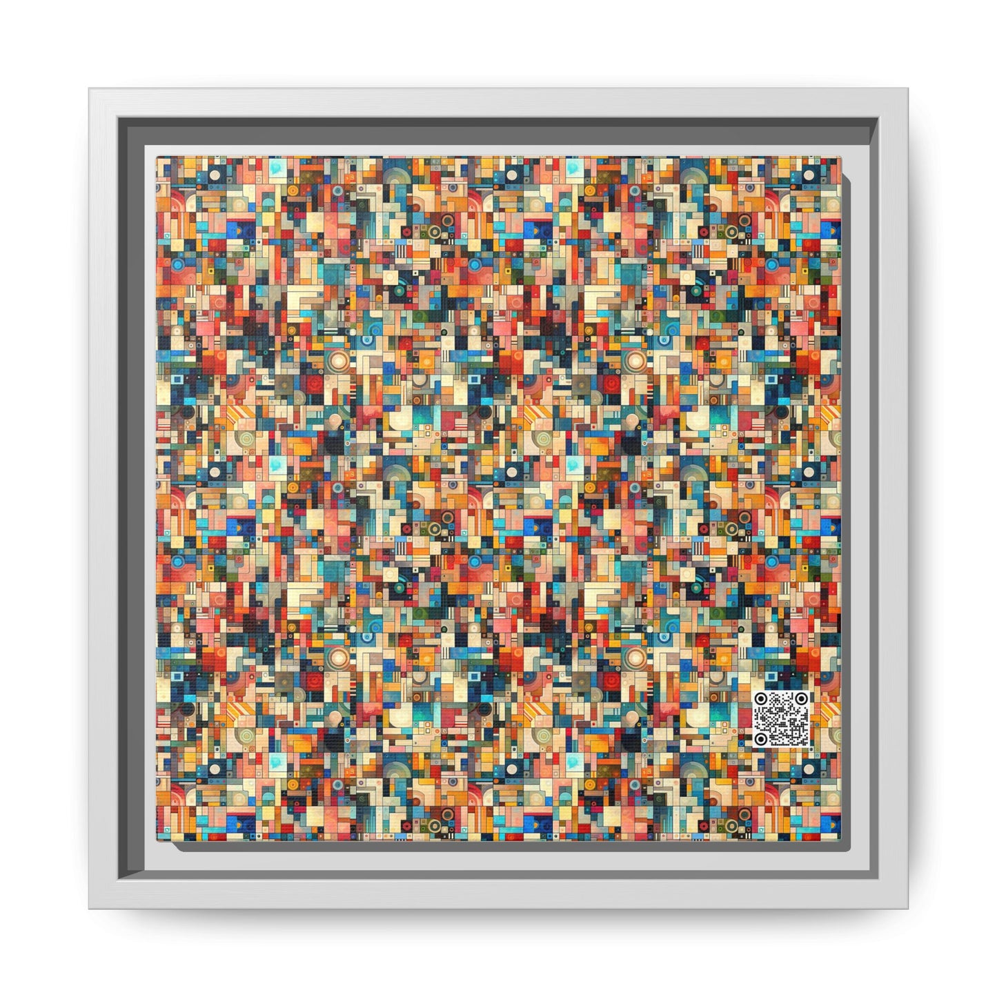 Digital Artistic Expression Artistic Streetwear Matte Canvas, Framed (multi-Color) - 8404 Design-46 B