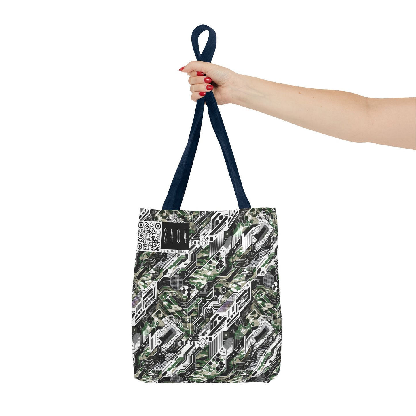 Tech Camo Fusion Tech-Forward Streetwear With a Futuristic Edge Tote Bag - 8404 Design-46