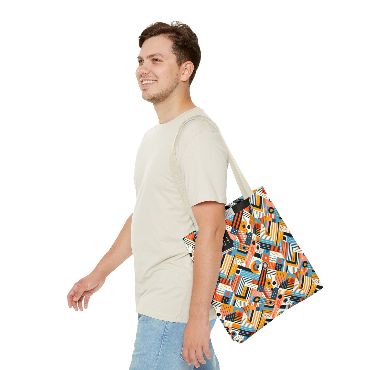 Abstract Graphic Art Modern Artistic Expression Tote Bag - 8404 Design-54