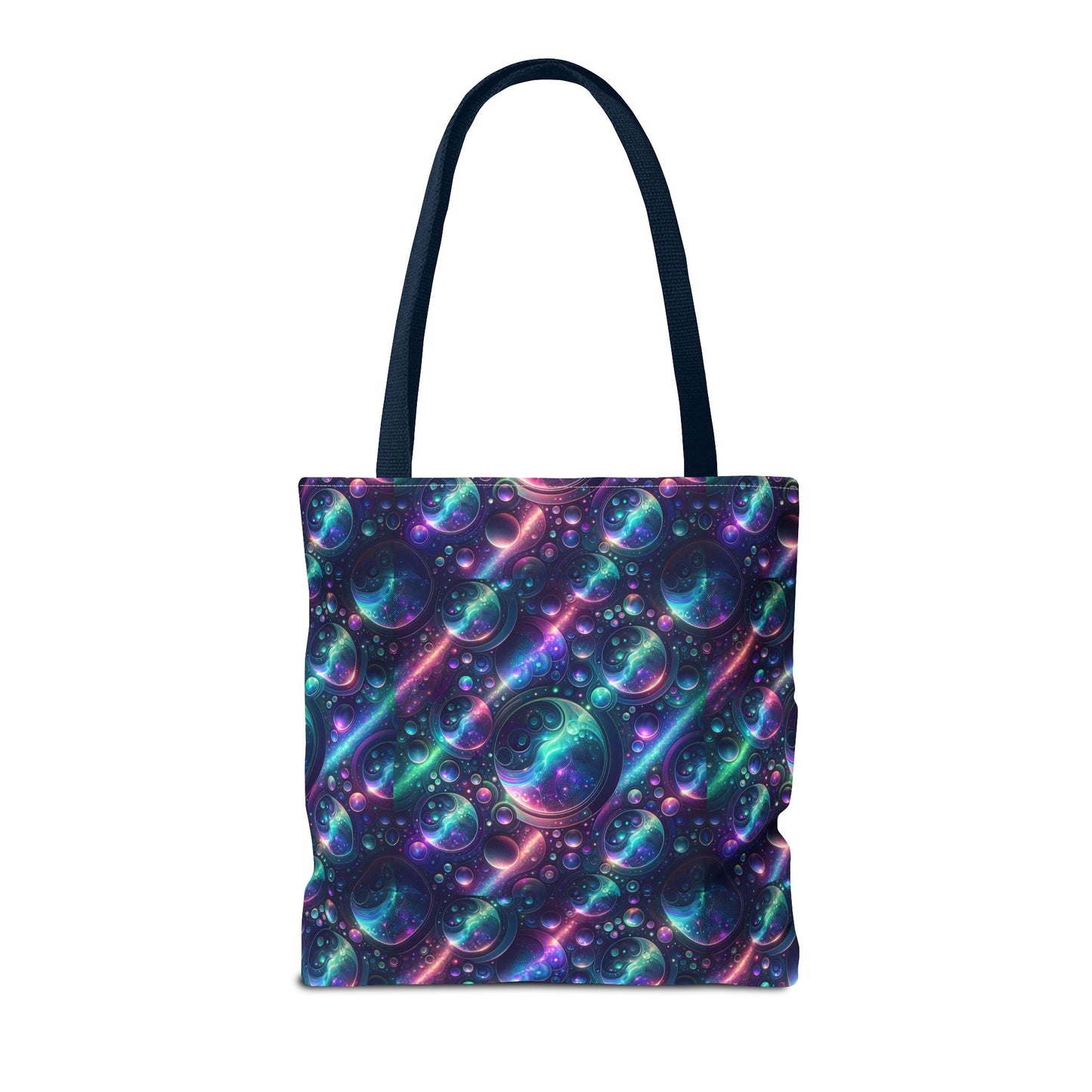 Iridescent Tech Fusion Tech-Forward Streetwear Tote Bag - 8404 Design-51