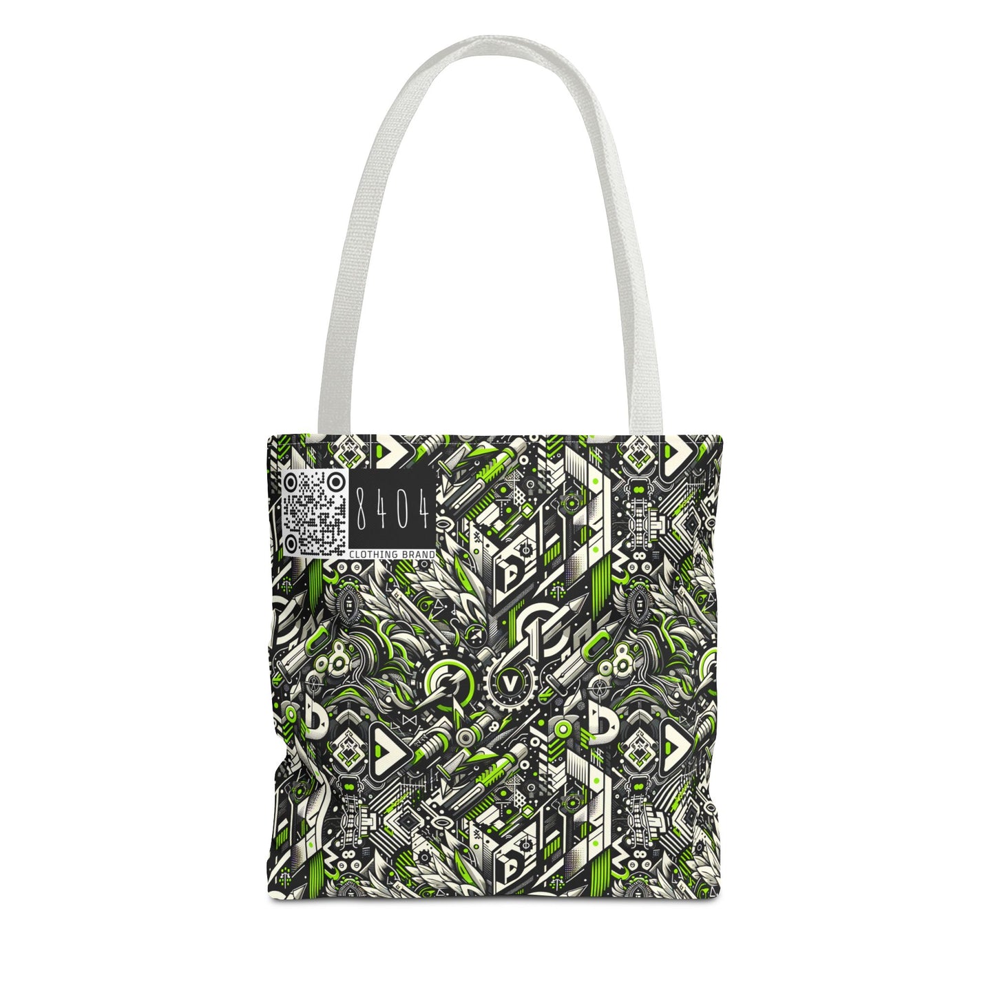 Graffiti Tech Fusion Bold Streetwear Fusion Tote Bag - 8404 Design-59